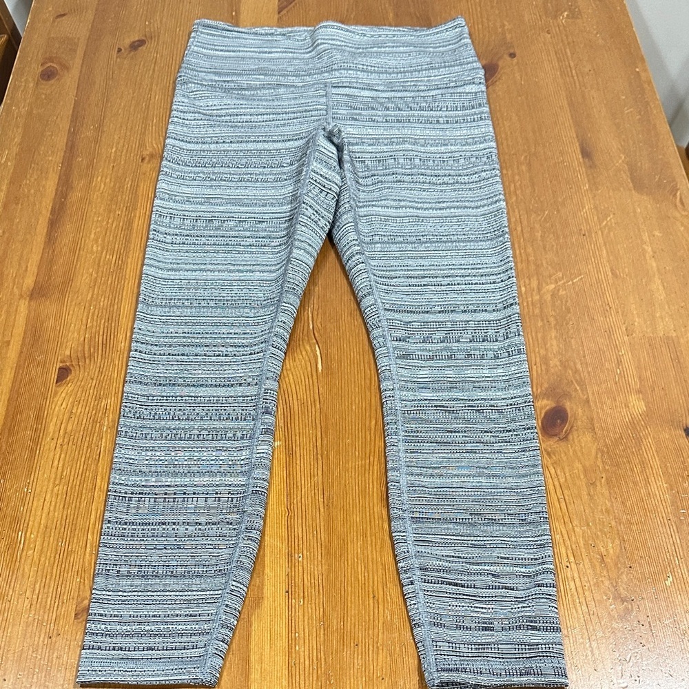 Athleta Gray Patterned Leggings